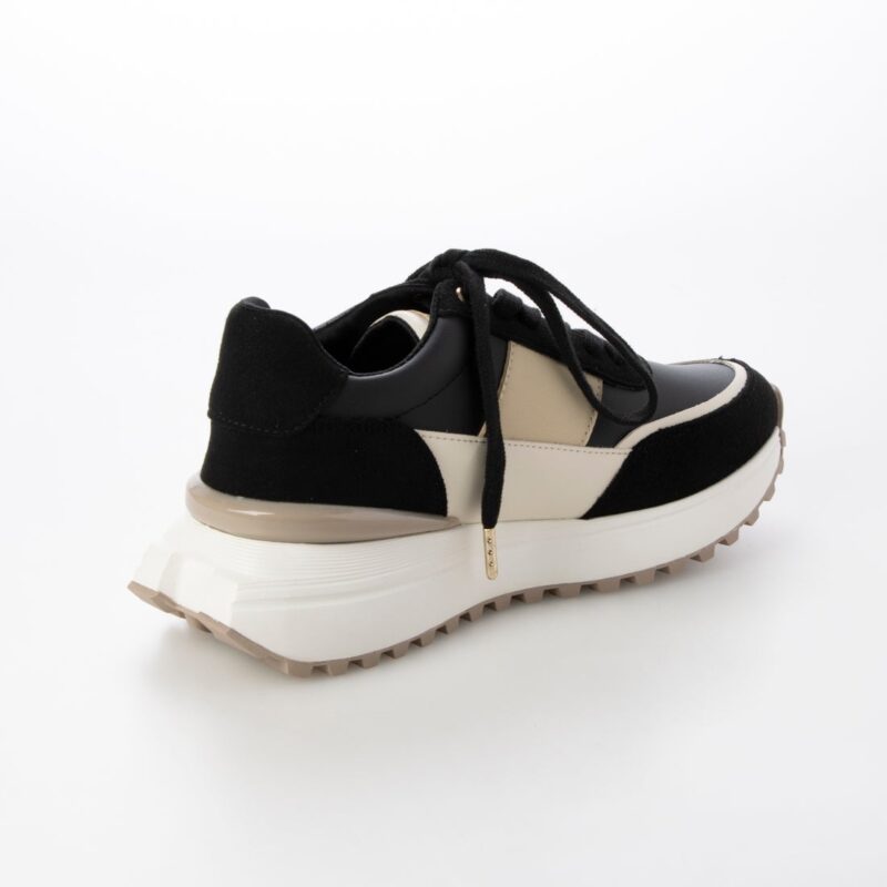 Asterism/アステリズム（Black）バイカラーボリュームスニーカー