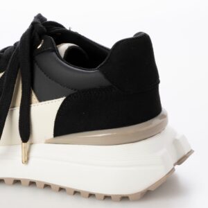 Asterism/アステリズム（Black）バイカラーボリュームスニーカー