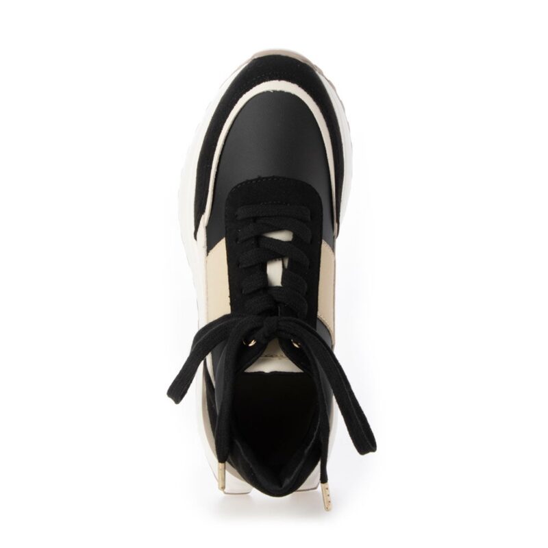 Asterism/アステリズム（Black）バイカラーボリュームスニーカー