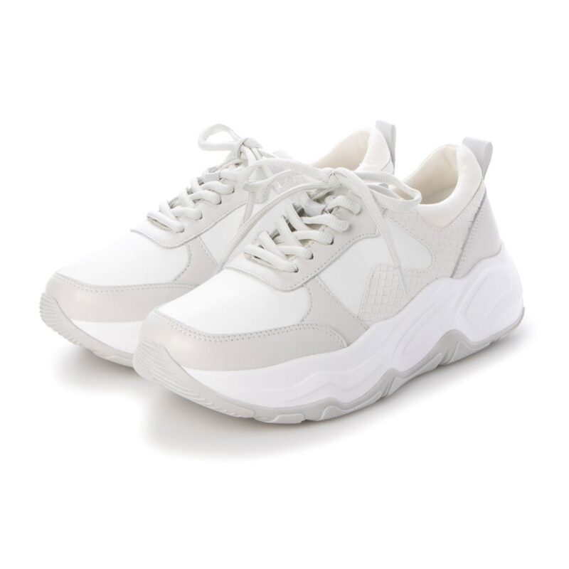 Asterism/アステリズム（Ivory）バイカラーボリュームスニーカー