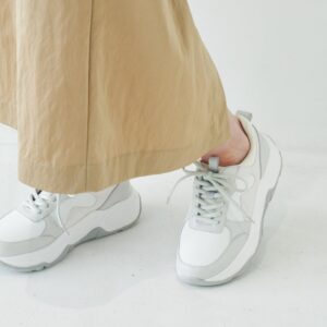 Asterism/アステリズム（Ivory）バイカラーボリュームスニーカー