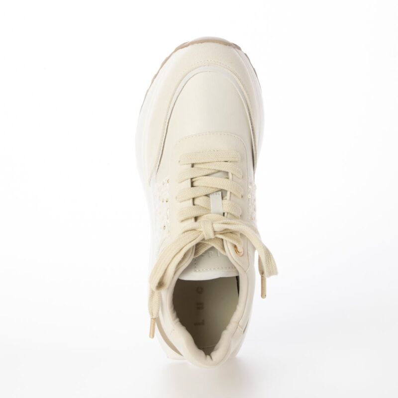 Meteor/メテオ（Pinkbeige）バックメタリックスニーカー