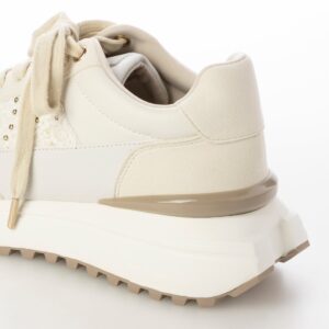 Meteor/メテオ（Pinkbeige）バックメタリックスニーカー