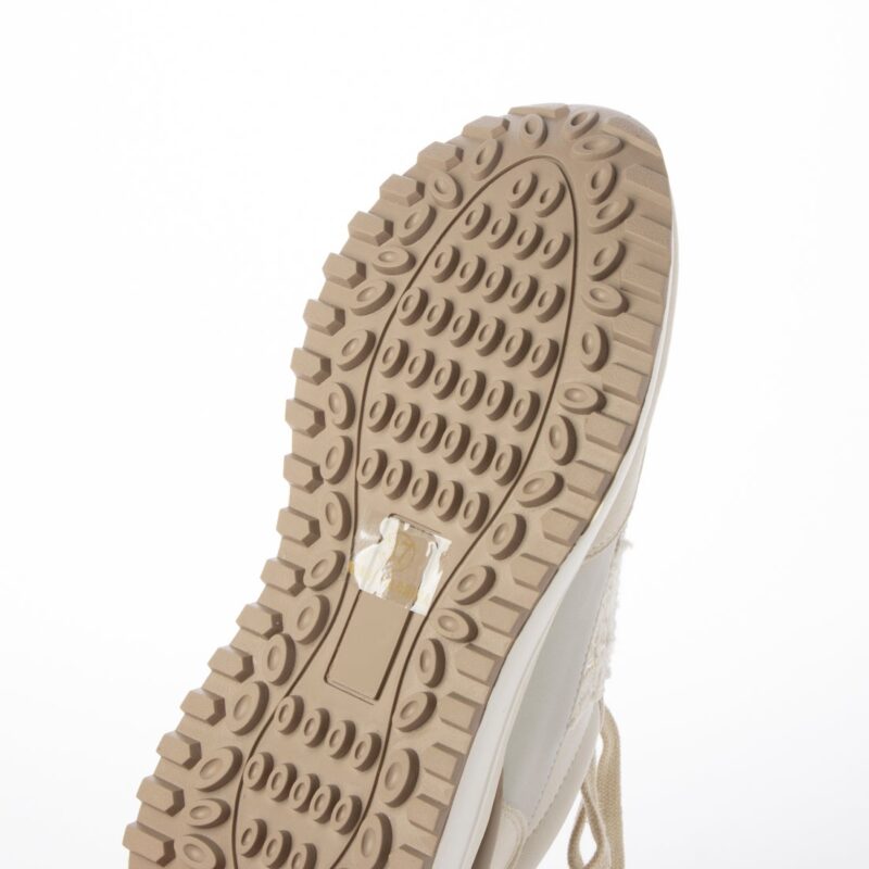 Meteor/メテオ（Pinkbeige）バックメタリックスニーカー