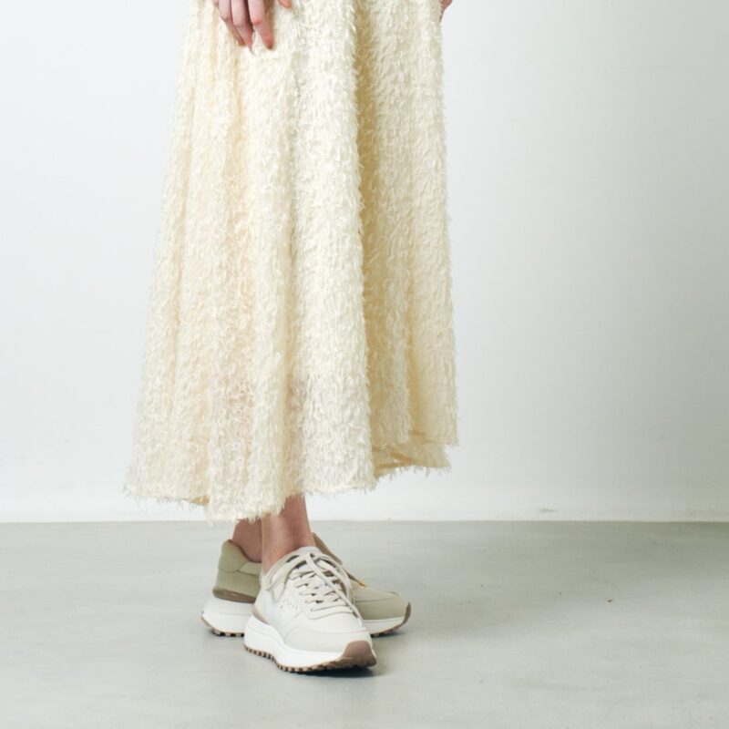 Meteor/メテオ（Pinkbeige）バックメタリックスニーカー