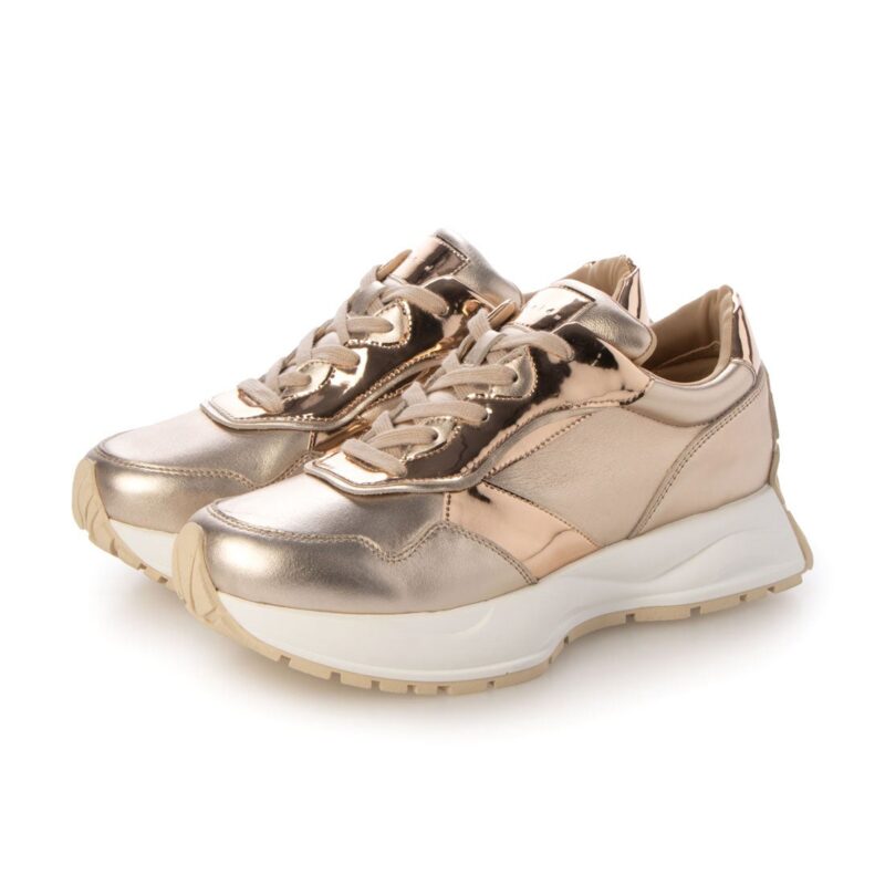 Algedi/アルゲディ（Pink）サイドグリッターボリュームスニーカー