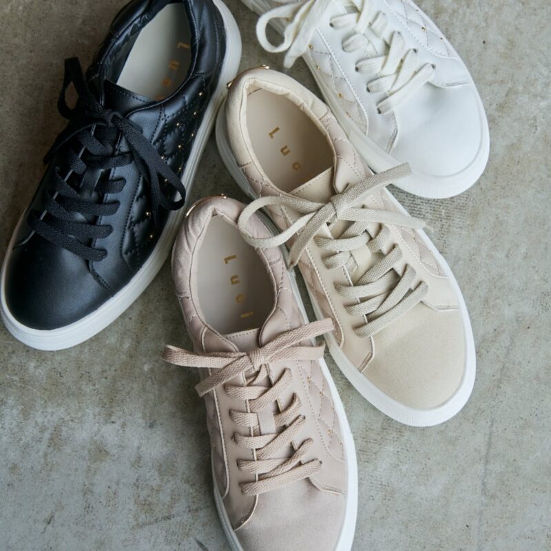 Pleiades/プレアデス（Purple）メタリックパーツキルティングスニーカー