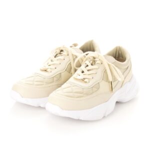 Isara/イサラ（White）キルティングボリュームスニーカー