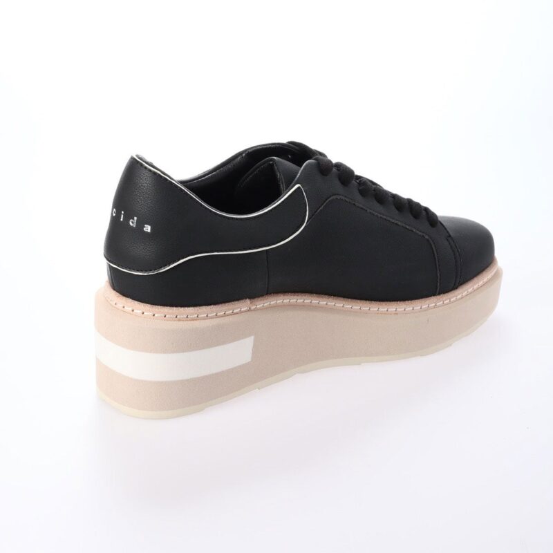 Asterism/アステリズム（Black）バイカラーボリュームスニーカー