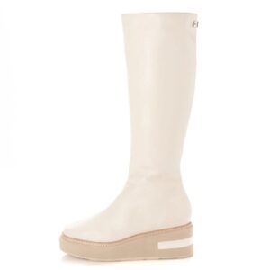 Acrux/アクルス（White）スクエアトウ厚底スニーカー