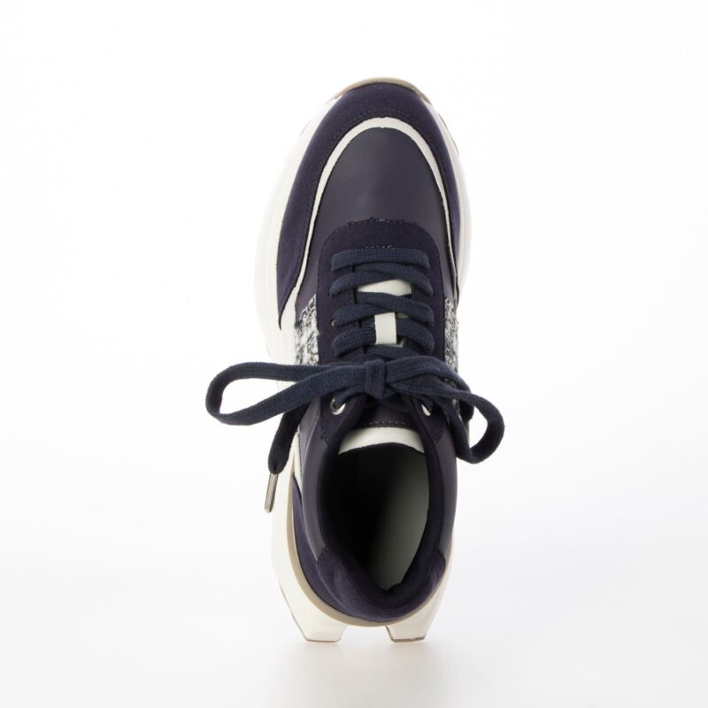 Aquila /アークイラ（Black）キルティングボリュームスニーカー