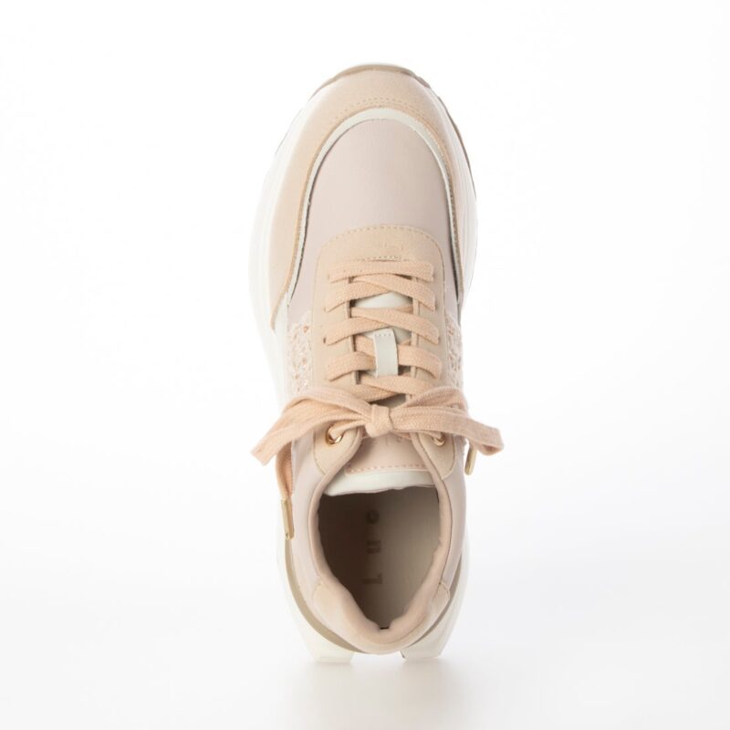 Algedi/アルゲディ（Pink）サイドグリッターボリュームスニーカー