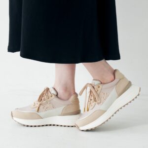 Algedi/アルゲディ（Pink）サイドグリッターボリュームスニーカー