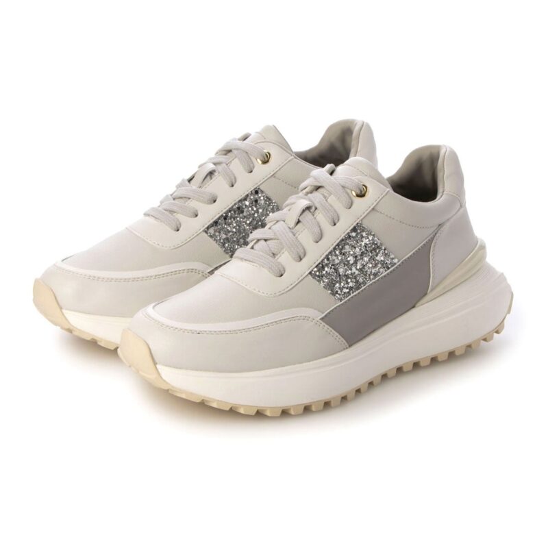 Isara/イサラ（Gray）キルティングボリュームスニーカー